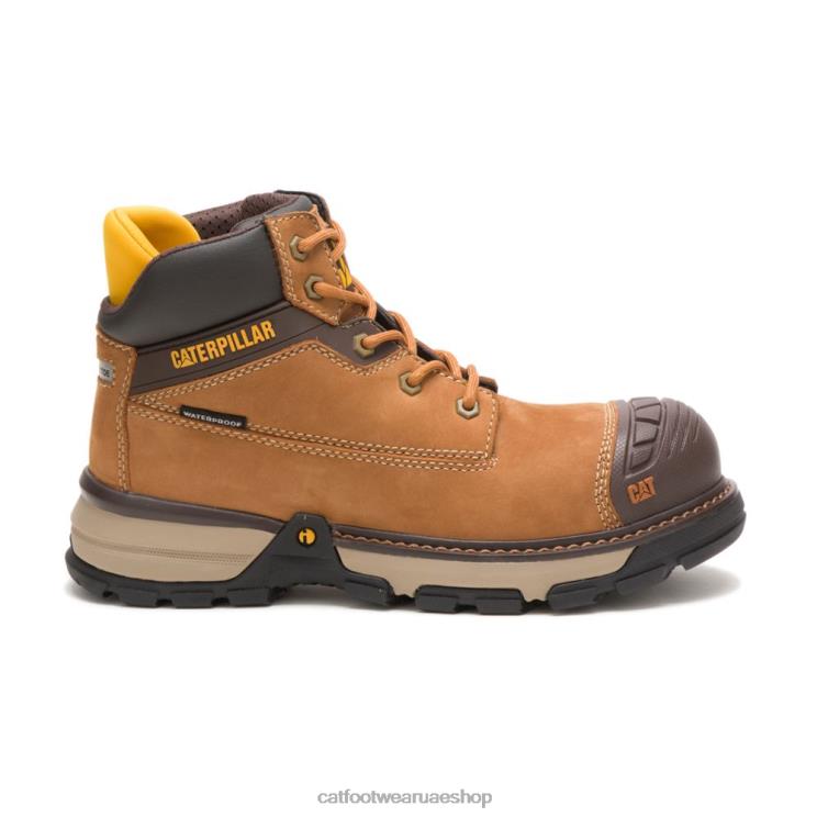 Caterpillar نحيف حفارة سوبيرلايت للماء الكربون المركب التمهيد العمل السودان البني D820V268 | أحذية العمل