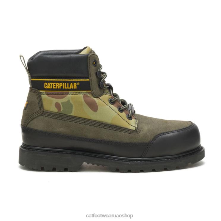 Caterpillar X Nigel Cabourn رجال التمهيد يوتا أسود D820V206 | أحذية عادية